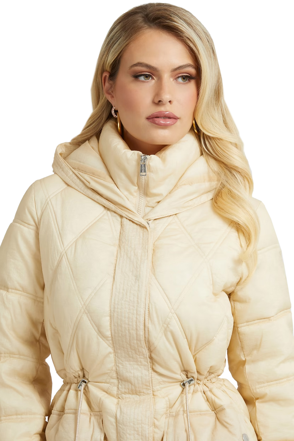 GUESS 'LUCILLE' ΜΑΚΡΥ PUFFER ΜΠΟΥΦΑΝ ΓΥΝΑΙΚΕΙΟ W2BL57WEX20-G1M5
