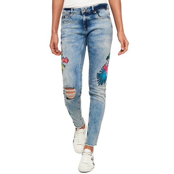 SUPERDRY CASSIE SKINNY ΓΥΝΑΙΚΕΙΟ JEAN G70001VQK5-BGH