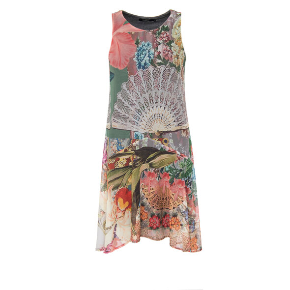 DESIGUAL 'LUCILLE' ΑΣΥΜΜΕΤΡΟ ΜΙΝΙ ΦΛΟΡΑΛ ΦΟΡΕΜΑ ΓΥΝΑΙΚΕΙΟ 19SWVK79-2015