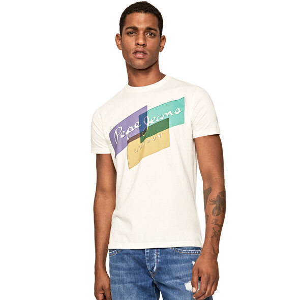 PEPE JEANS 'MORRISON' T-SHIRT ΑΝΔΡΙΚΟ ΜΕ MULTICOLOR LOGO PM507291-803