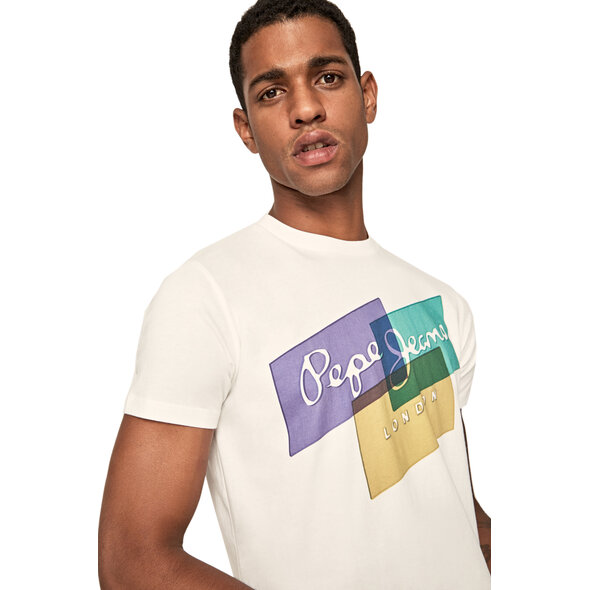 PEPE JEANS 'MORRISON' T-SHIRT ΑΝΔΡΙΚΟ ΜΕ MULTICOLOR LOGO PM507291-803