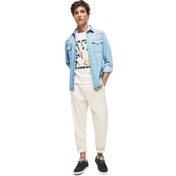 PEPE JEANS 'MAUI' COTTON BOAT ΠΑΠΟΥΤΣΙ ΑΝΔΡIKO PMS30712-595