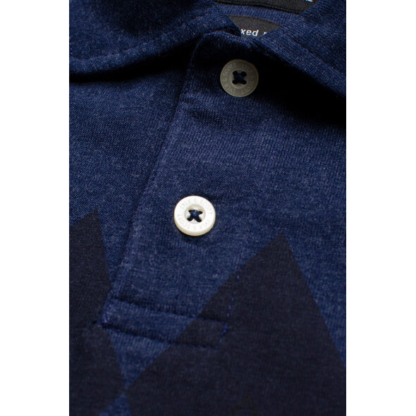 LYLE AND SCOTT POLO ΜΠΛΟΥΖΑ ΑΝΔΡIKH ME ARGYLE PRINT SP1420V-W437