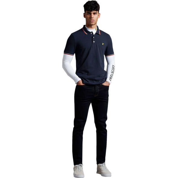 LYLE AND SCOTT SEASONAL TIPPED POLO ΜΠΛΟΥΖΑ ΑΝΔΡIKH SP800VTR-W394
