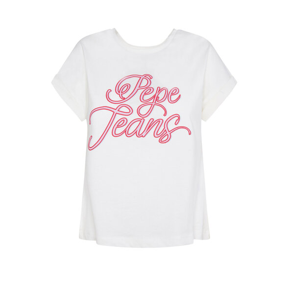 PEPE JEANS 'ALBERTA' T-SHIRT ΓΥΝΑΙΚEIO ME LOGO PL504514-808