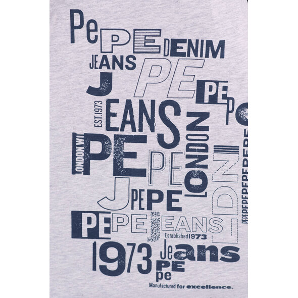 PEPE JEANS 'ADRIAN' PRINTED LETTERING T-SHIRT ΑΝΔΡΙΚΟ PM507722-933