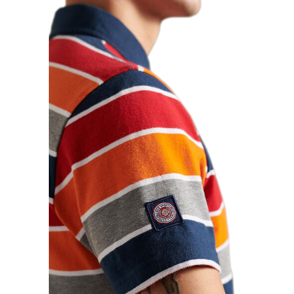 SUPERDRY ACADEMY ΡΙΓΕ POLO ΜΠΛΟΥΖΑ ΑΝΔΡIKH M1110222A-5FQ