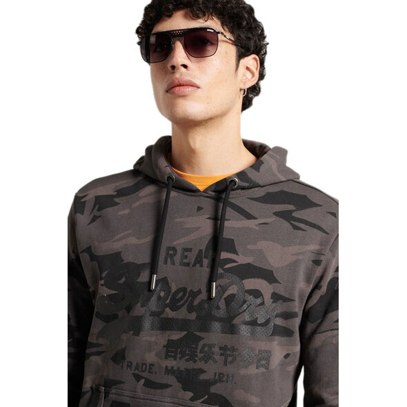 SUPERDRY VINTAGE LOGO ALL OVER PRINT ΦΟΥΤΕΡ ΑΝΔΡIKO ME KOYKOYΛΑ M2010480B-FL8