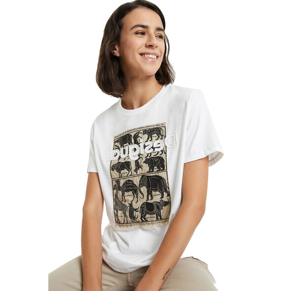 DESIGUAL 'AFRICAN ANIMALS' ΜΠΛΟΥΖΑ ΓΥΝΑΙΚEIA 20WWTK23-1000