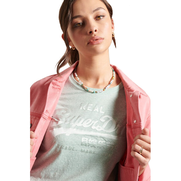 SUPERDRY VINTAGE LOGO TONAL SATIN ΜΠΛΟΥΖΑ ΓΥΝΑΙΚEIA W1010234B-VIQ