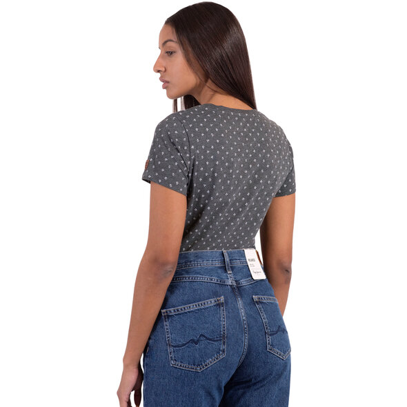 PEPE JEANS 'REGINAS' MICRO-PRINT T-SHIRT ΓΥΝΑΙΚEIO PL505032-987