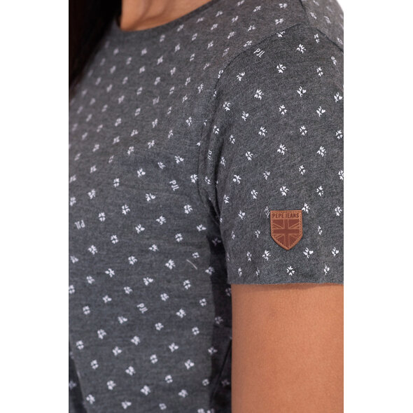 PEPE JEANS 'REGINAS' MICRO-PRINT T-SHIRT ΓΥΝΑΙΚEIO PL505032-987