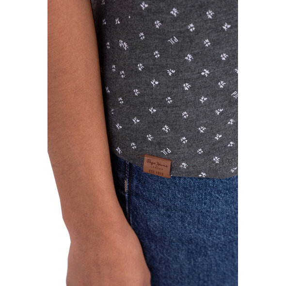 PEPE JEANS 'REGINAS' MICRO-PRINT T-SHIRT ΓΥΝΑΙΚEIO PL505032-987