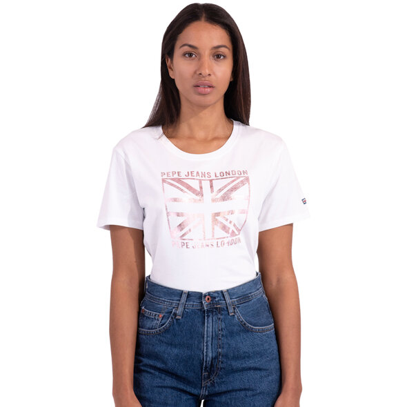 PEPE JEANS 'ZELDAS' ΜΠΛΟΥΖΑ ΓΥΝΑΙΚEIA ME FLAG PRINT PL505037-800
