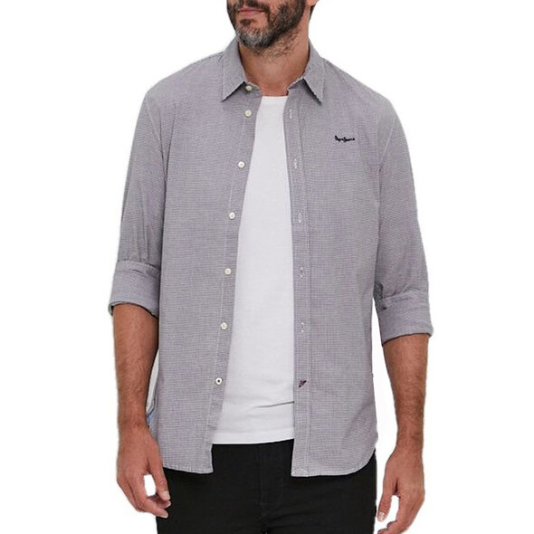 PEPE JEANS 'SIMON' MICROPRINTED ΠΟΥΚΑΜΙΣΟ ΑΝΔΡIKO PM307126-984