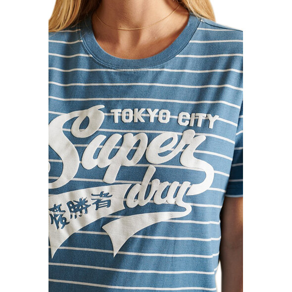 SUPERDRY SCRIPT STYLE COLLEGE STRIPE ΜΠΛΟΥΖΑ ΓΥΝΑΙΚEIA W1010695A-5XX