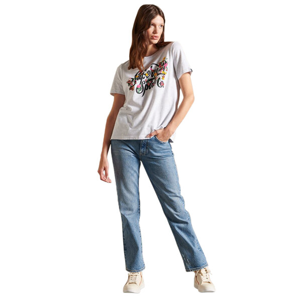 SUPERDRY SCRIPT STYLE FLORAL ΜΠΛΟΥΖΑ ΓΥΝΑΙΚEIA W1010733A-54G