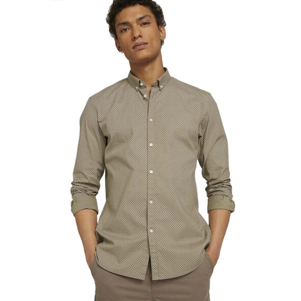 TOM TAILOR ALL OVER PRINT ΠΟΥΚΑΜΙΣΟ ΑΝΔΡIKO 1024395-27797