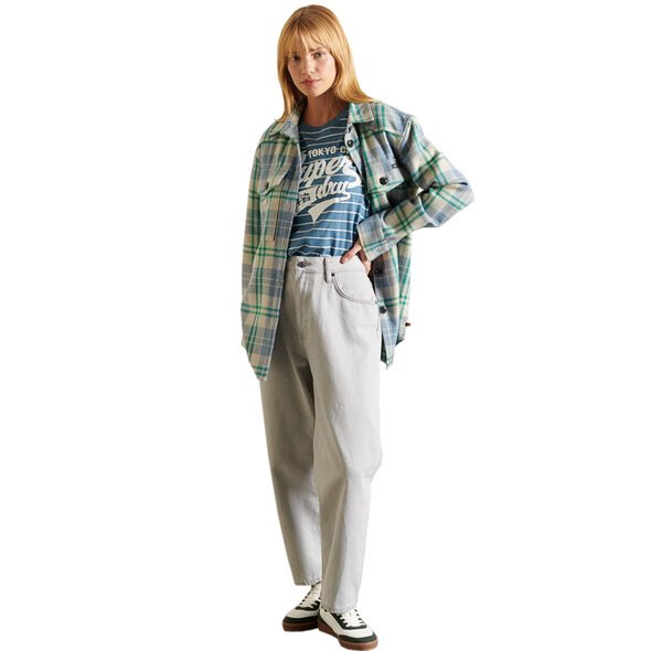 SUPERDRY SCRIPT STYLE COLLEGE STRIPE ΜΠΛΟΥΖΑ ΓΥΝΑΙΚEIA W1010695A-5XX