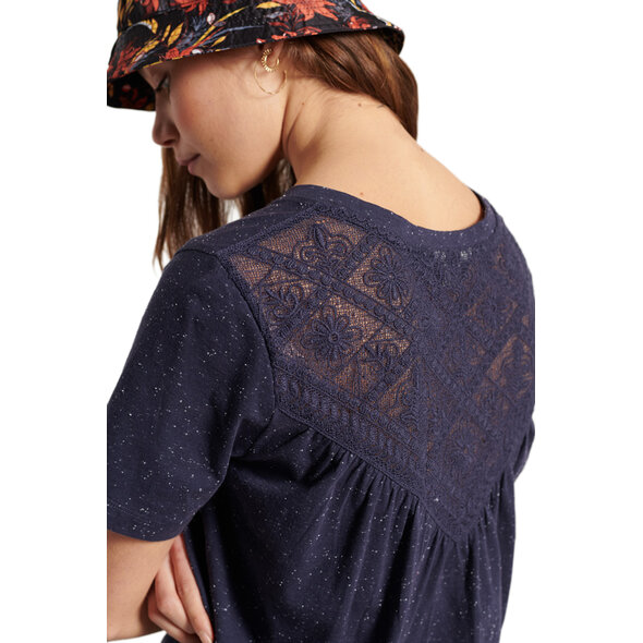 SUPERDRY ΜΠΛΟΥΖΑ ΓΥΝΑΙΚEIA ME ΚΕΝΤΗΜΑΤΑ ΣΤΗΝ ΠΛΑΤH W6010775A-09S
