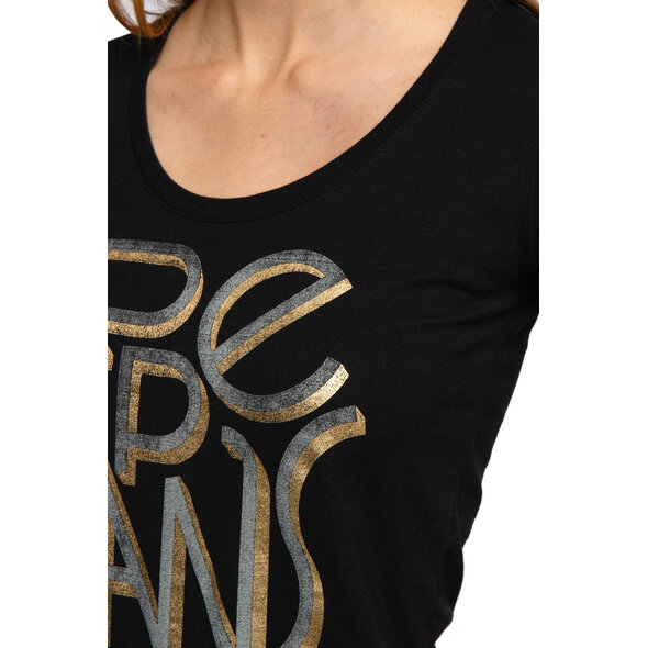 PEPE JEANS 'LORE' ΜΠΛΟΥΖΑ ΓΥΝΑΙΚEIA ME LOGO PL504652-999