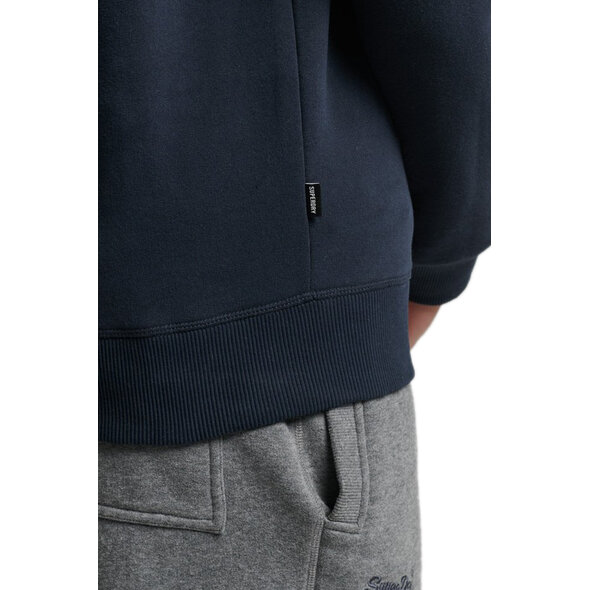 SUPERDRY VINTAGE LOGO ZIP HENLEY ΦΟΥΤΕΡ ΑΝΔΡΙΚΟ M2011950B-98T