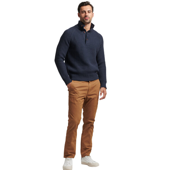 SUPERDRY VINTAGE HENLEY ΠΛΕΚΤΟ ΑΝΔΡIKO M6110498A-98T