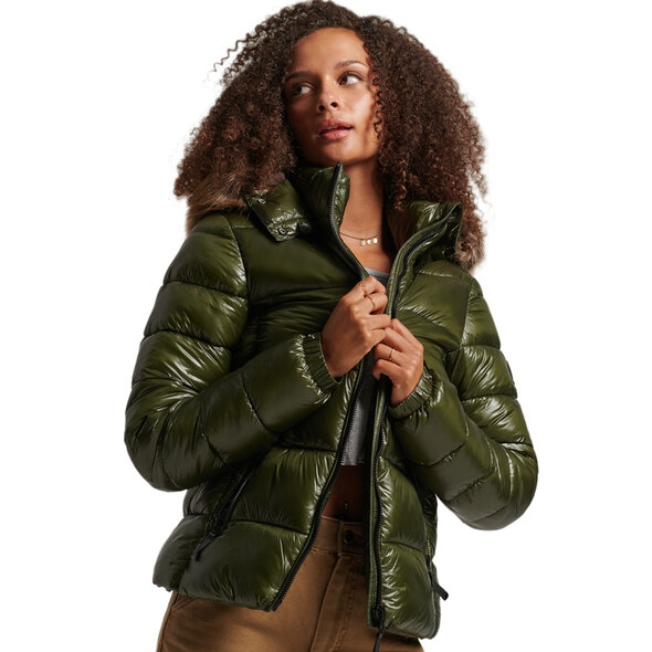 SUPERDRY MOUNTAIN FUJI SHINE ΜΠΟΥΦΑΝ ΓΥΝΑΙΚEIO W5011403A-GUL