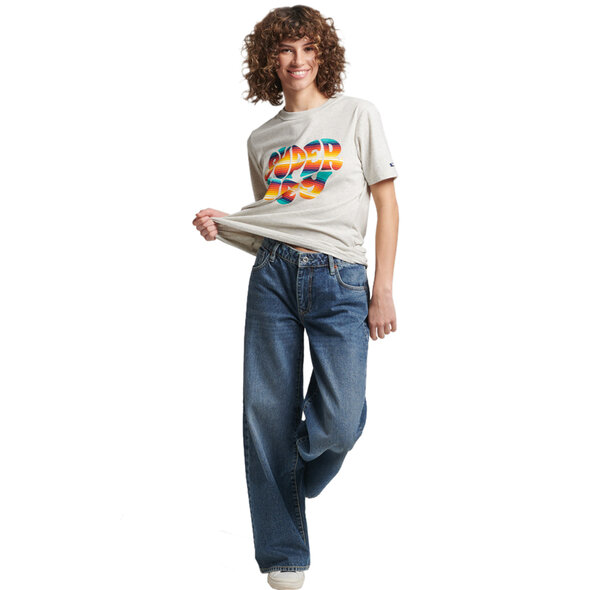 SUPERDRY VINTAGE SCRIPTED INFILL ΜΠΛΟΥΖΑ ΓΥΝΑΙΚEIA W1011054A-C5T