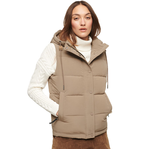 SUPERDRY EVEREST HOODED PUFFER ΓΙΛΕΚΟ ΓΥΝΑΙΚEIO W5011552A-8KO