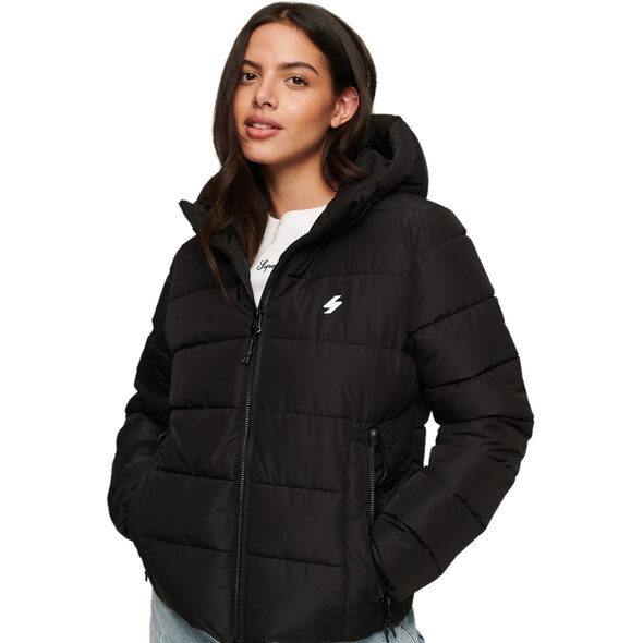 SUPERDRY HOODED SPIRIT SPORTS PUFFER ΜΠΟΥΦΑΝ ΓΥΝΑΙΚEIO W5011630A-02A