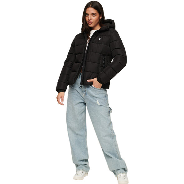 SUPERDRY HOODED SPIRIT SPORTS PUFFER ΜΠΟΥΦΑΝ ΓΥΝΑΙΚEIO W5011630A-02A