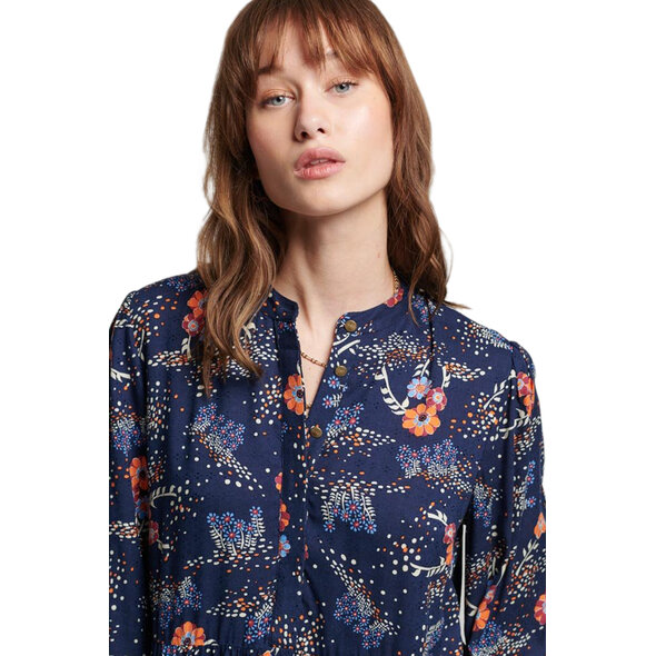 SUPERDRY TIERED MIDI ΦΟΡΕΜΑ ΓΥΝΑΙΚEIO W8011569A-1BV