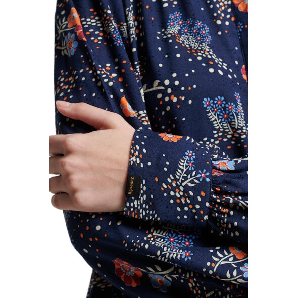SUPERDRY TIERED MIDI ΦΟΡΕΜΑ ΓΥΝΑΙΚEIO W8011569A-1BV