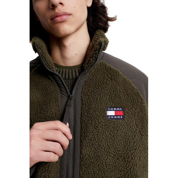 TOMMY HILFIGER MEDIA SHERPA JACKET ΑΝΔΡIKO DM0DM17236-MR1
