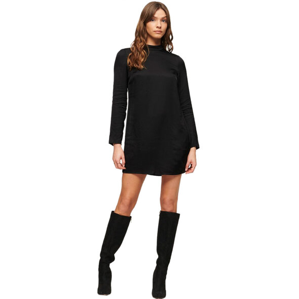 SUPERDRY SATIN MOCK NECK MINI ΦΟΡΕΜΑ ΓΥΝΑΙΚEIO W8011579A-02A