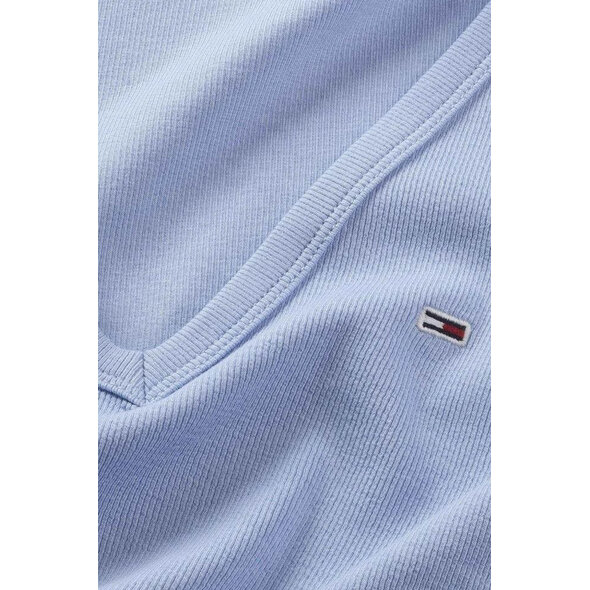 TOMMY HILFIGER SLIM RIB ΜΠΛΟΥΖΑ ΓΥΝΑΙΚEIA DW0DW17385-C3S