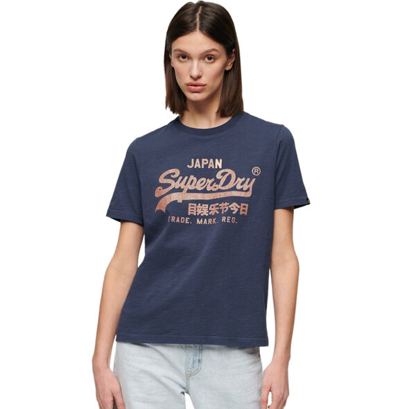 SUPERDRY METALLIC VINTAGE LOGO ΜΠΛΟΥΖΑ ΓΥΝΑΙΚEIA W1011408A-JUA