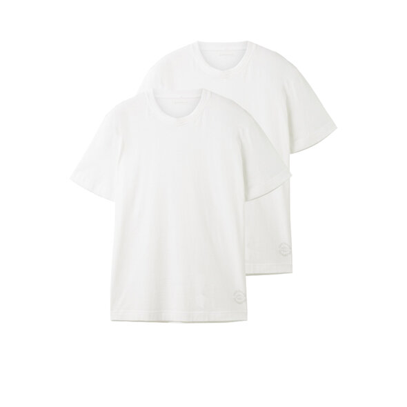 TOM TAILOR 2-PACK ΜΠΛΟΥΖΕΣ ΑΝΔΡΙΚΕΣ 1037738-20000