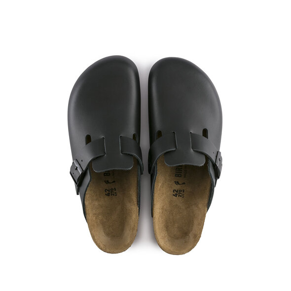 BIRKENSTOCK 'BOSTON' ΔΕΡΜΑΤΙΝΟ ΣΑΜΠΟ ΓΥΝΑΙΚΕΙΟ 060193-BLACK