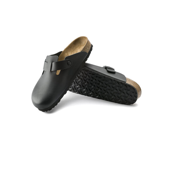 BIRKENSTOCK 'BOSTON' ΔΕΡΜΑΤΙΝΟ ΣΑΜΠΟ ΓΥΝΑΙΚΕΙΟ 060193-BLACK