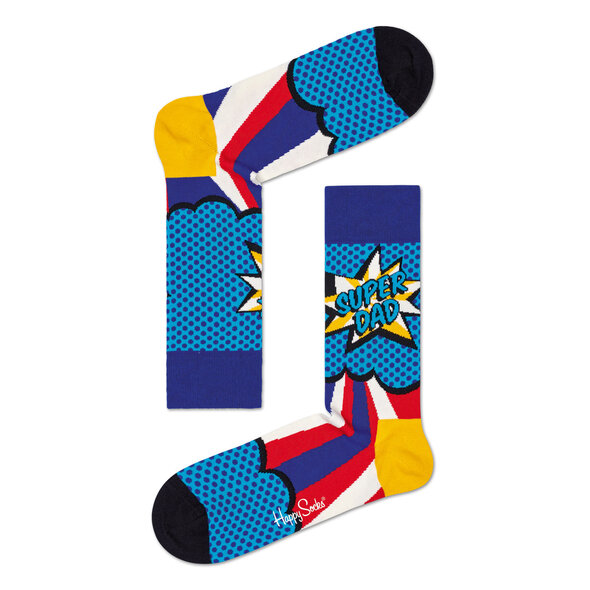 HAPPY SOCKS SUPER DAD ΚΑΛΤΣΕΣ ΑΝΔΡΙΚΕΣ DAD01-6300