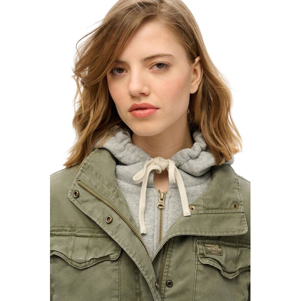 SUPERDRY JERSEY HOODED MILITARY ΜΠΟΥΦΑΝ ΓΥΝΑΙΚΕΙΟ W5011918A-8TQ