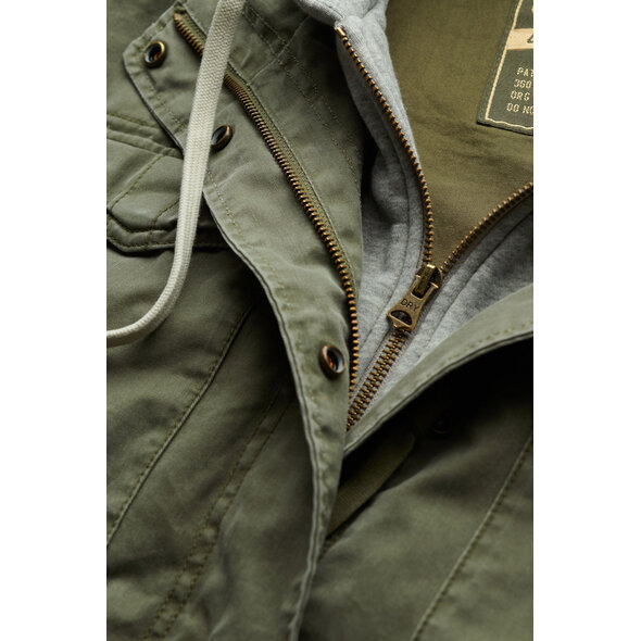 SUPERDRY JERSEY HOODED MILITARY ΜΠΟΥΦΑΝ ΓΥΝΑΙΚΕΙΟ W5011918A-8TQ