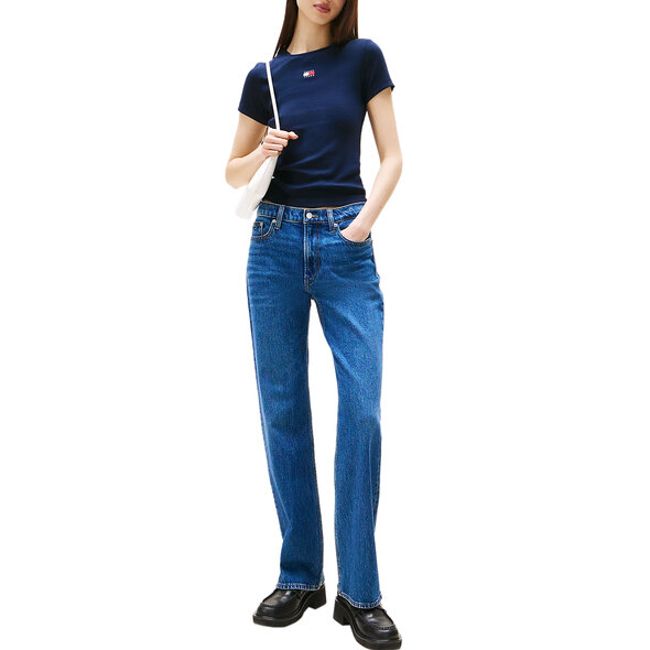 TOMMY HILFIGER TJW SLIM BADGE RIB TOP ΓΥΝΑΙΚEIO DW0DW17881-C1G