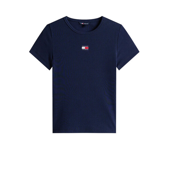 TOMMY HILFIGER TJW SLIM BADGE RIB TOP ΓΥΝΑΙΚEIO DW0DW17881-C1G