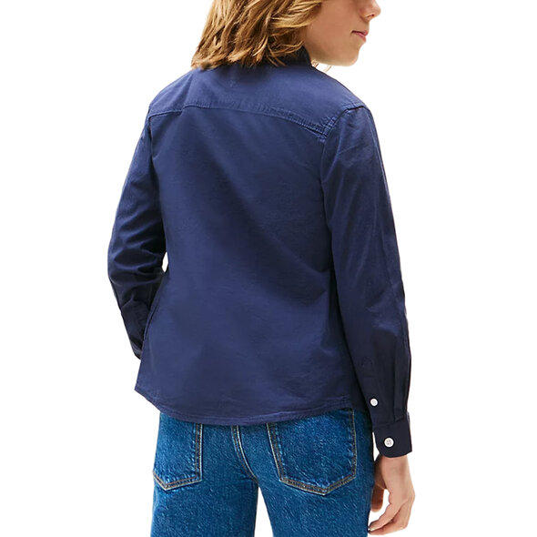 TOMMY HILFIGER STRETCH POPLIN ΠΑΙΔΙΚΟ ΠΟΥΚΑΜΙΣΟ ΑΓΟΡΙ KB0KB06965-C87