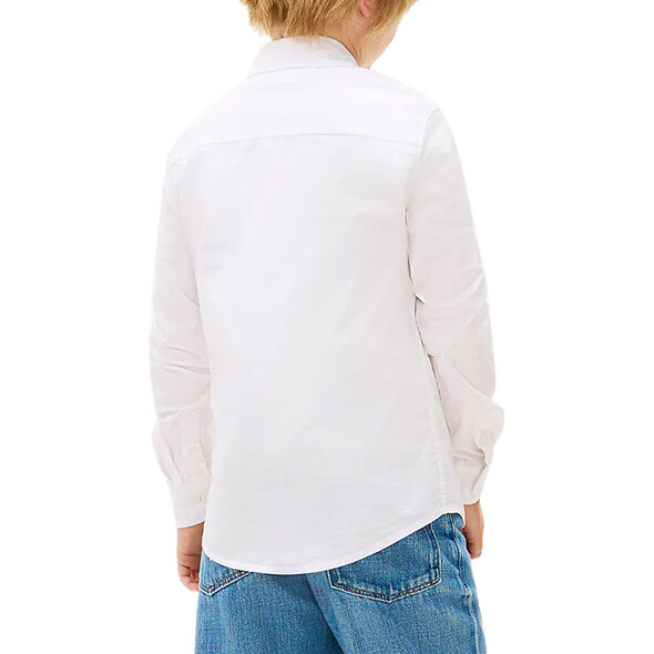 TOMMY HILFIGER STRETCH POPLIN ΠΑΙΔΙΚΟ ΠΟΥΚΑΜΙΣΟ ΑΓΟΡΙ KB0KB06965-YBR