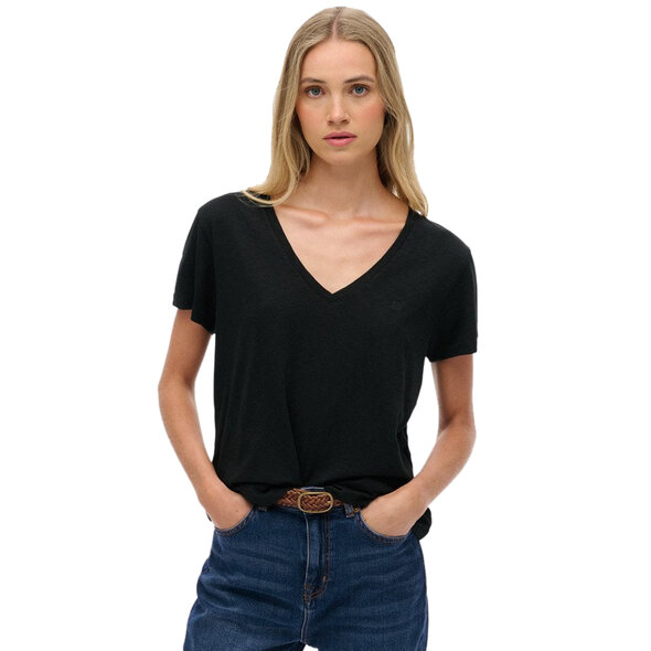 SUPERDRY STUDIOS SLUB EMB VEE ΜΠΛΟΥΖΑ ΓΥΝΑΙΚΕΙA W1011828A-02A