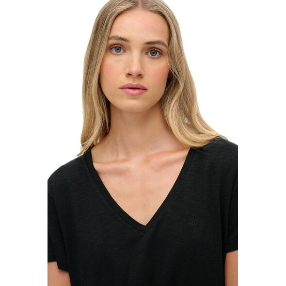 SUPERDRY STUDIOS SLUB EMB VEE ΜΠΛΟΥΖΑ ΓΥΝΑΙΚΕΙA W1011828A-02A